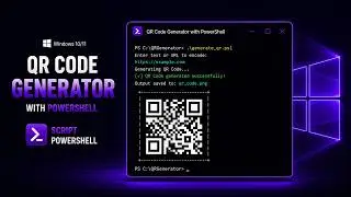 Offline QR Code Generator with PowerShell in 1 Minute