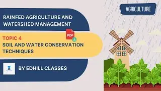 LECTURE 7: SOIL & WATER CONSERVATION MEASURES - RAINFED AGRICULTURE & WATERSHED MANAGEMENT