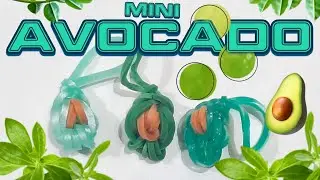 МИНИ АВОКАДО 🥑 БЕЗ СТАНКА | ДЛЯ НАЧИНАЮЩИХ из резиночек RAINBOW LOOM | На рогатке