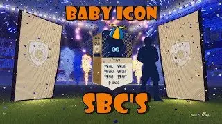 Baby Icon SBC's Using Bronze Upgrade Method??? Live - Fifa 18