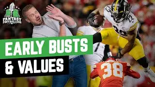 Fantasy Football 2022 - Early Busts & Values + Raisin' the Bar, Best Ball Mistakes - Ep. 1240