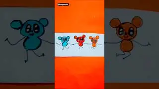Three Firends #shorts #shortvideo #reels #art #craft #education #youtube