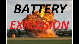 FLOODED LEAD ACID BATTERY EXPLOSION  BLAST, DANGER OF HYDROGEN GAS .