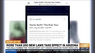 Ticketmaster woes to DUI thresholds part of 200+ new AZ laws