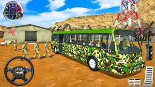 Army Bus Driver US Soldier Transport Duty 2017 #1 - Offroad Bus Driving - Android Gameplay