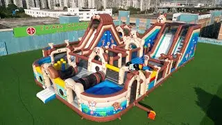 The Doggy Park Giant Inflatable Fun City Commercial Inflatable Theme Park Chinee Inflatables GF2-378