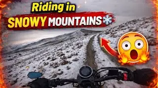 I Should NOT Be Riding a Motorcycle Here ❄️🏍️