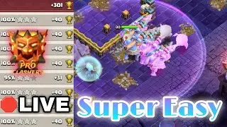 Best Legend League Attack Strategy. Super Easy, MASS Thrower+MASS Totem Spell Combo. Army 👇
