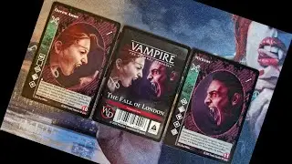 Unboxing Fall of London expansion for Vampire: the Eternal Struggle | vtes | Queen Anne | Mithras