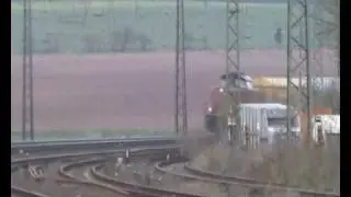 V100 2335 mit Bauzug in Esp. M&ouml;nchehof