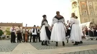 A gradistyei horvátok egy csoportja érkezett a városba hétfőn