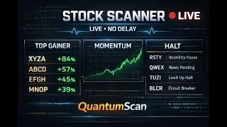 📈2026-01-27 Live Stock Scanner. Fast Momentum, Top Gainers, News, Halt. No Delay.