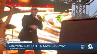 Pitbull, other big names voice support to save race track