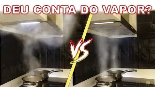 Teste Depurador Coifa Compact Fogatti Slim Testando na pratica /Corrigindo meu Erro