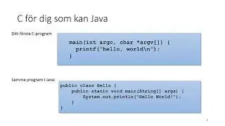 Maskinnara programmering i C