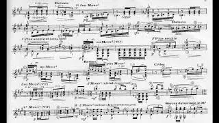 Gustave Samazeuilh - Serenade for Guitar (Score video)