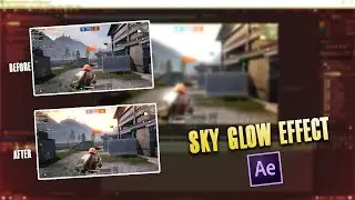 HOW TO ADD SKY GLOW EFFECT | sky glow effect in after effects
