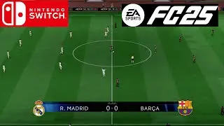 EA FC 25 Switch — Реал Мадрид против Барселоны | Игровой процесс финала Суперкубка УЕФА