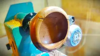 Woodturning _ Handmade Wooden Sugar Pot/DIY Wooden Jar