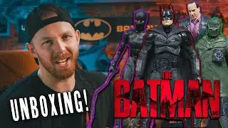 THE BATMAN Figures | Unboxing & Review | DC Multiverse Figures