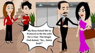My Boss Asked Me to Pretend to Be His wife for a Year. The Single Dad Asked, “So… Same Bed?”