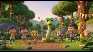 Sammy Snake&rsquo;s Hissing Song | Fun Animal & Sound Song for Kids | Nursery Rhymes & Songs for Toddlers