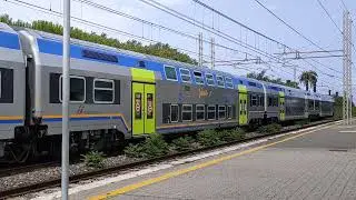 e464 677 + vivalto arriva e parte a castagneto Carducci