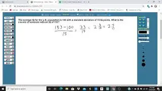 Review for High School Math Praxis (5161) - Finding Z-score