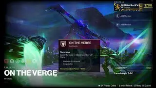 Solo Lightfall Legendary Campaign Flawless Gameplay: Mission #5 - On the Verge | Destiny 2 Lightfall
