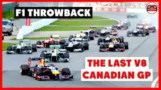 F1 Throwback | The Last V8 Era Canadian GP | Trackside Footage