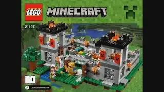 LEGO Minecraft 21127 The Fortress - instruction timelapse