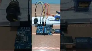 Servo motor control by using 10K Potentiometer !  #shorts #electronics #iot