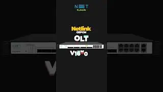 Netlink 8-port GEPON OLT is designed to support high bandwidth and high-speed internet data.