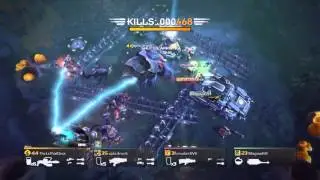 Helldivers - Perfect Anti-Personnel Barrier vs Bugs (RS)