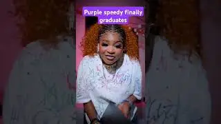 Purple speedy the latest graduate#graduation #contentcreator #tiktok #video #videos