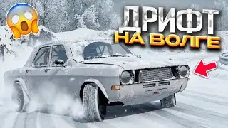 WINTER DRIFT ON THE VOLGA VERSUS DRIFT ON A MAZDA RX 7! MTA PROVINCE REAL LIFE