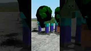MINECRAFT ZOMBIES VS GRANNIES #garrysmod #gmod #granny #zombie