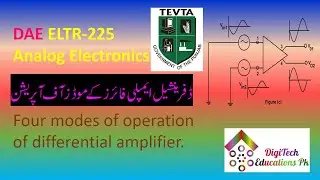 Modes of operation of differential amplifiers,  DigiTech Educations Pk