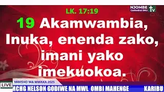 KKKT  DKU  USHARIKA WA NJOMBE. IBADA YA MWISHO WA MWAKA MTUMISHI   MWL  OMBI MAHENGE TAR 31-12-2025