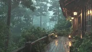 Soft Rain on Cabin Roof — Sleep Aid for Insomnia & Anxiety