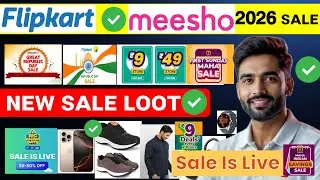 Flipkart BBD 2026 sale live 🔥 Meesho ₹9 sale order Kaise kare | Flipkart next sale 2026