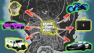 GTA 5 - All New 2025 Secret Money, Rare Cars & Weapon Locations! (Story mode)