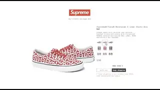 Supreme x VANS Old Skool & Mid SS21 Week #17 Complete Droplist & Price