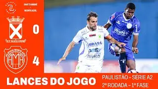 GOLS e LANCES DE SANTO ANDRÉ 0x4 MONTE AZUL - PAULISTÃO A2 | 2026 - 2ª RODADA - IMAGENS: FPF