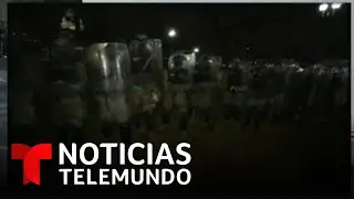 Polic&iacute;a de Washington D.C. sigue despejando manifestantes | Noticias Telemundo