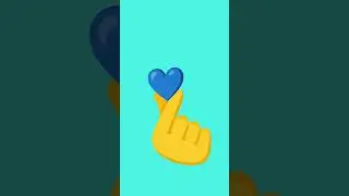 A blue colour heart #comment#,