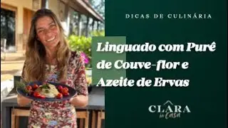 Linguado com pur&ecirc; de couve-Flor com a Chef Taiza Krueder!