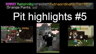 Hypixel pit highlights #5