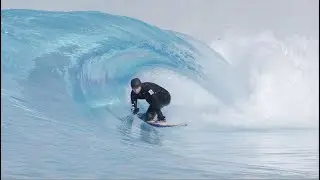 Maud Le Car overcomes her fears and rides heavy barrels at Ala&iuml;a Bay