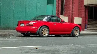 Driving an NA Miata for the first time! | Car Street Photography